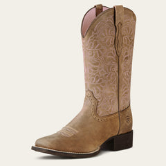 Round Up Remuda Wide Square Toe Western Boot-Ariat