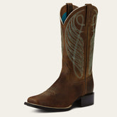 Round Up Wide Square Toe Western Boot-Ariat
