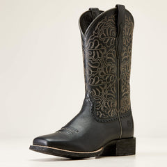 Round Up Remuda Wide Square Toe Western Boot-Ariat