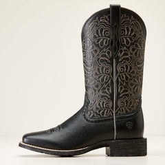 Round Up Remuda Wide Square Toe Western Boot-Ariat