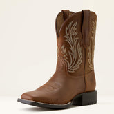 Round Up Filly Wide Square Toe Western Boot-Ariat