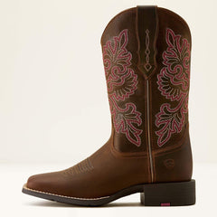 Round Up StretchFit Wide Square Toe Western Boot-Ariat