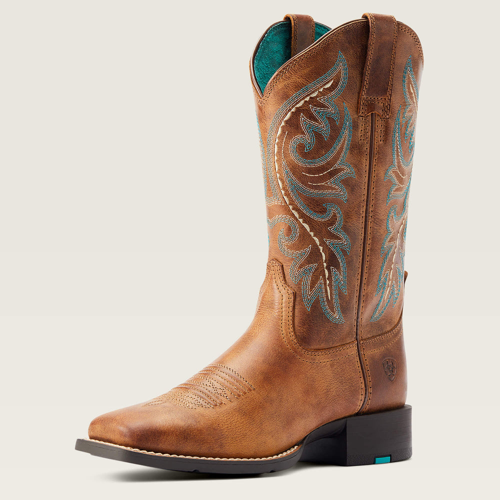 Round Up Back Zip Western Boot-Ariat