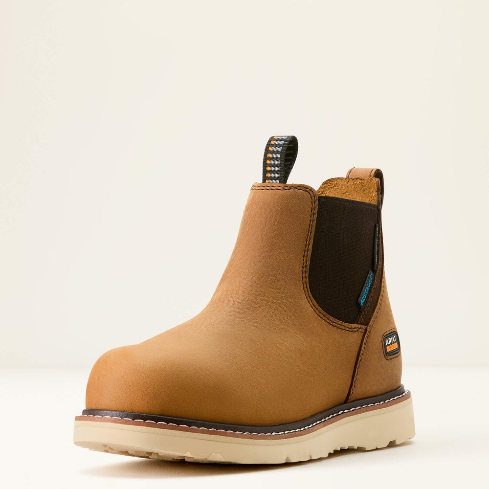 Rebar Wedge Chelsea Waterproof Composite Toe Work Boot-Ariat
