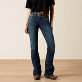 R.E.A.L. Mid Rise Stretch Entwined Festival Boot Cut Jean-Ariat