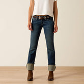 R.E.A.L. Mid Rise Stretch Icon Stackable Straight Leg Jean-Ariat