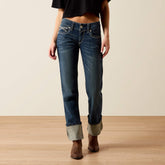 R.E.A.L. Mid Rise Stretch Ivy Stackable Straight Leg Jean-Ariat