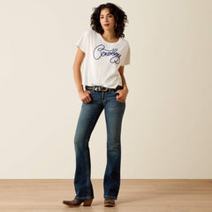 R.E.A.L. Mid Rise Stretch Whipstitch Boot Cut Jean-Ariat