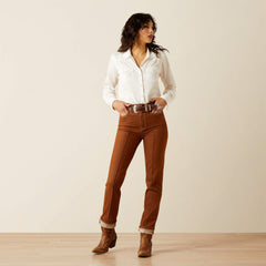 Ultra High Rise Relaxed Straight Leg Jean-Ariat
