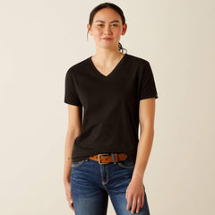 Rebar Cotton Strong Standard V-Neck T-Shirt-Ariat
