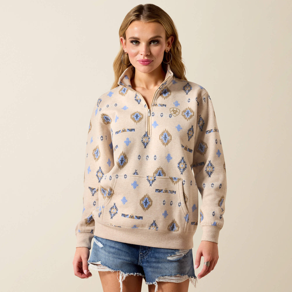 Sapphire 1/2 Zip Sweatshirt-Ariat