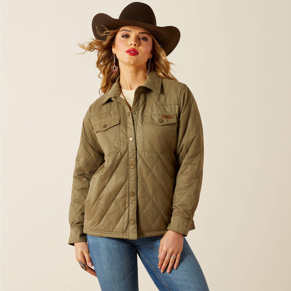 Grizzly Quilted Barn Jacket-Ariat