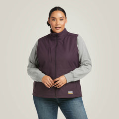 Rebar Stretch Canvas Softshell Vest-Ariat