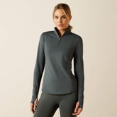 Gridwork 2.0 1/4 Zip Baselayer-Ariat