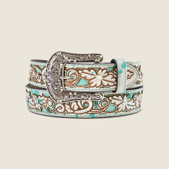 Hair-On Floral Belt-Ariat