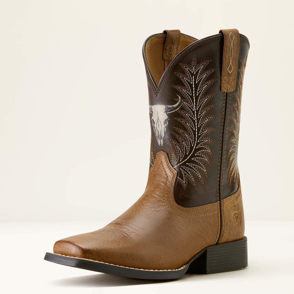 Stampede Wide Square Toe Western Boot-Ariat