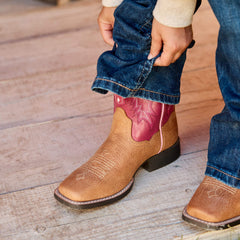 Tombstone Wide Square Toe Western Boot-Ariat
