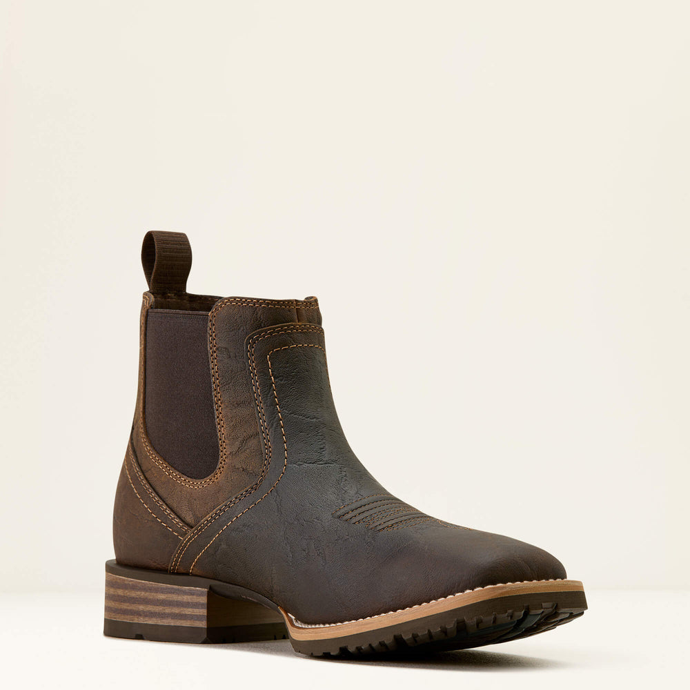 Hybrid Low Boy Wide Square Toe Chelsea Boot-Ariat