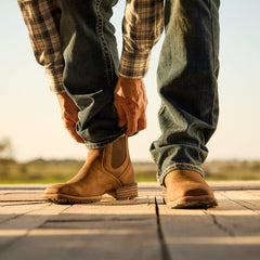 Hybrid Low Boy Wide Square Toe Chelsea Boot-Ariat