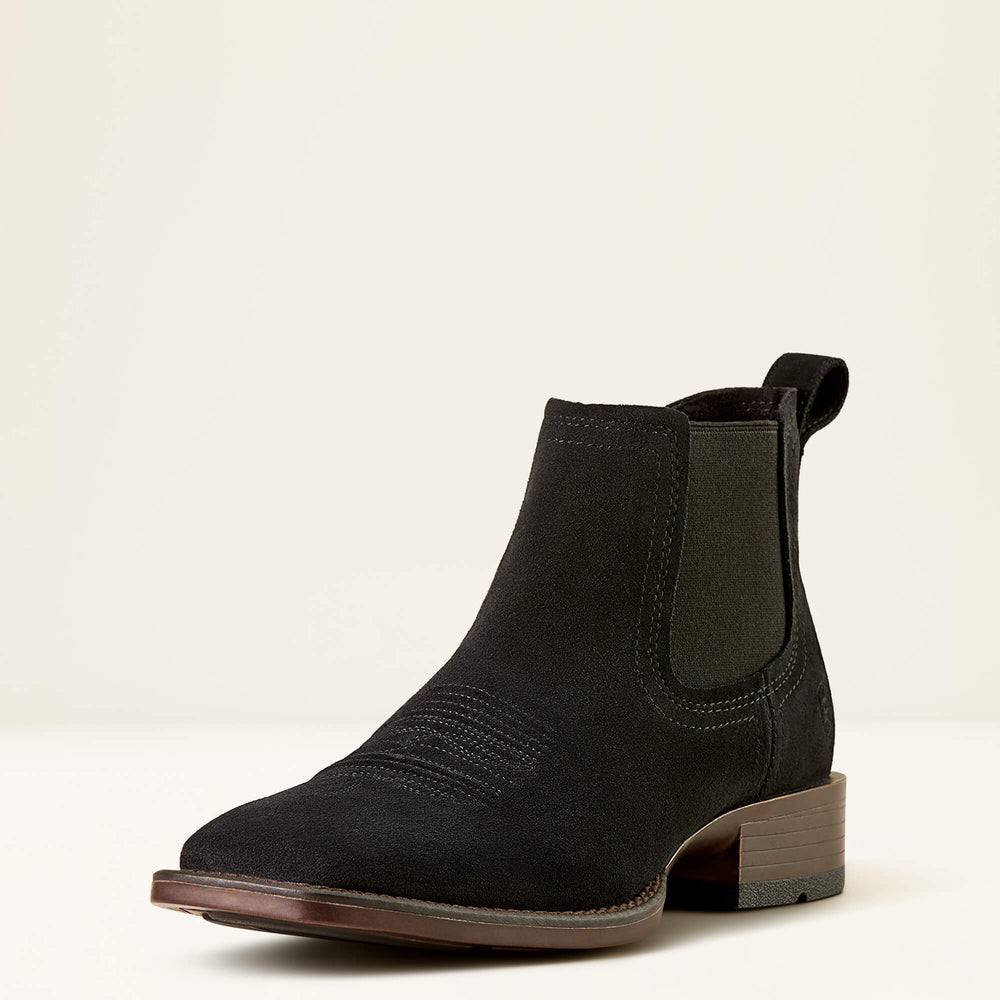 Booker Chelsea Wide Square Toe Western Boot-Ariat