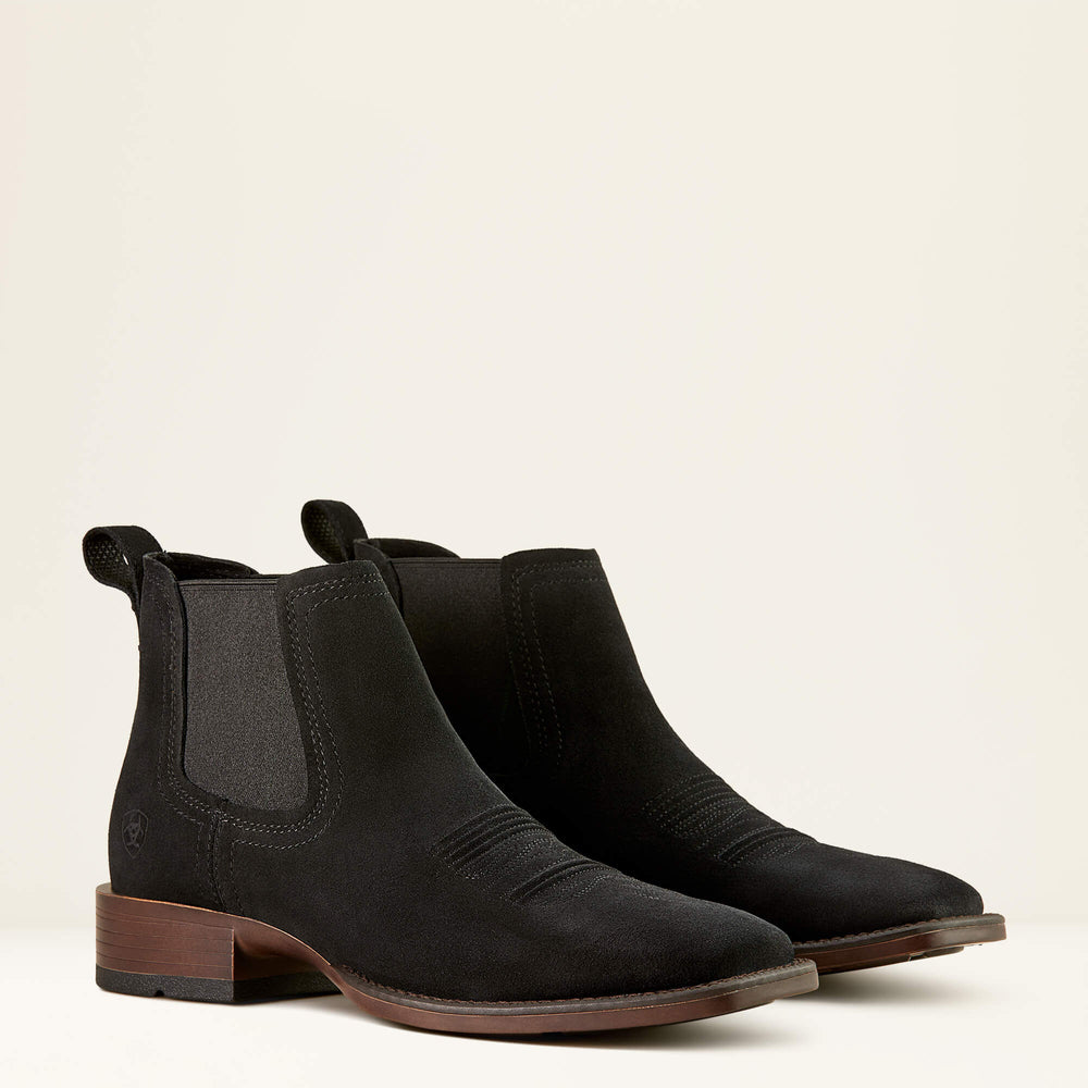 Booker Chelsea Wide Square Toe Western Boot-Ariat