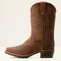 Hybrid Roughstock Square Toe Waterproof Cowboy Boot-Ariat