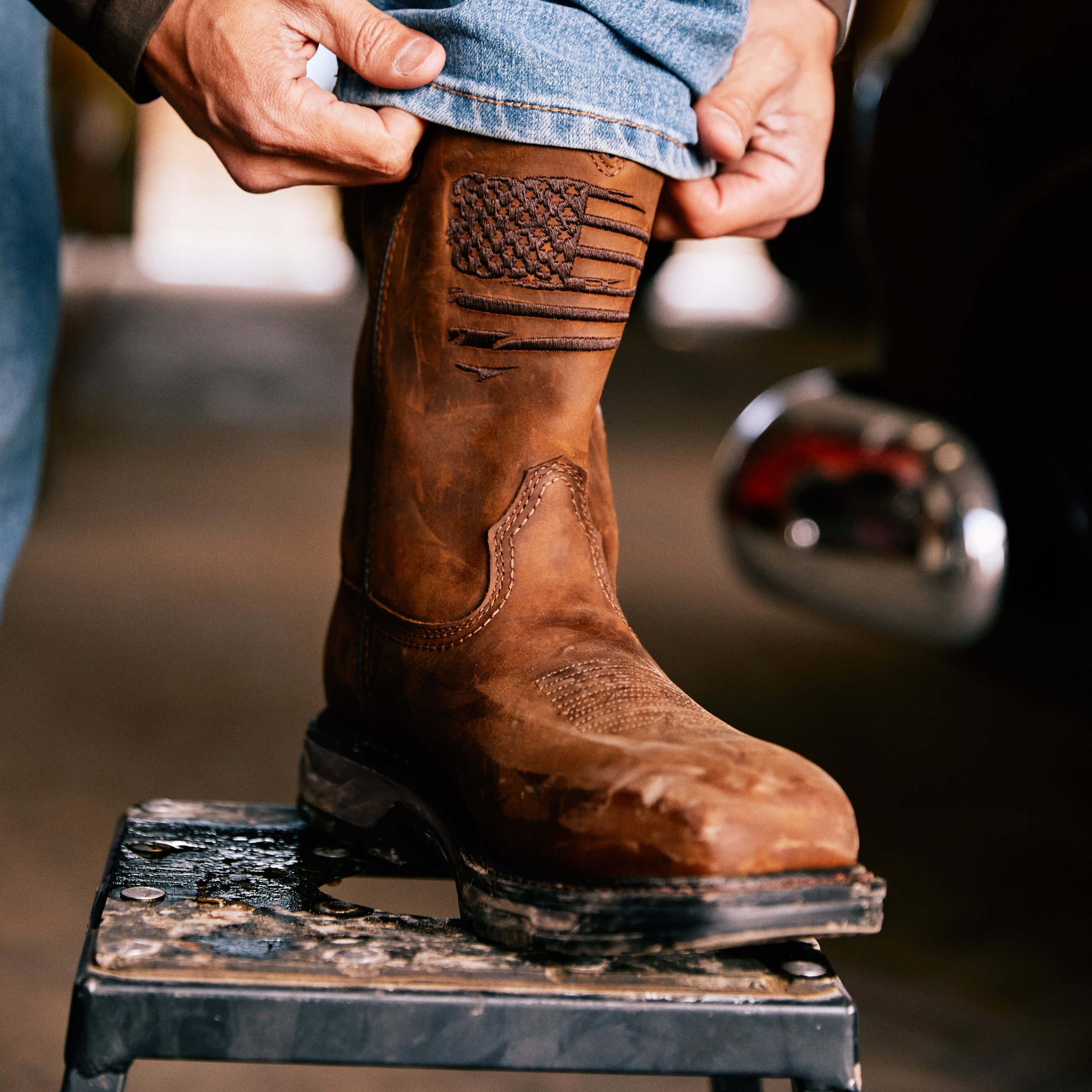 WorkHog XT Patriot Waterproof Carbon Toe Work Boot-Ariat