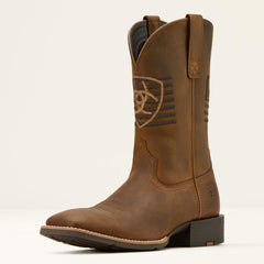 Sport Freedom Wide Square Toe Cowboy Boot-Ariat