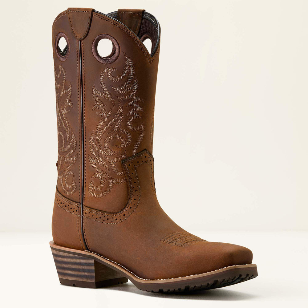 Hybrid Roughstock Square Toe Cowboy Boot-Ariat