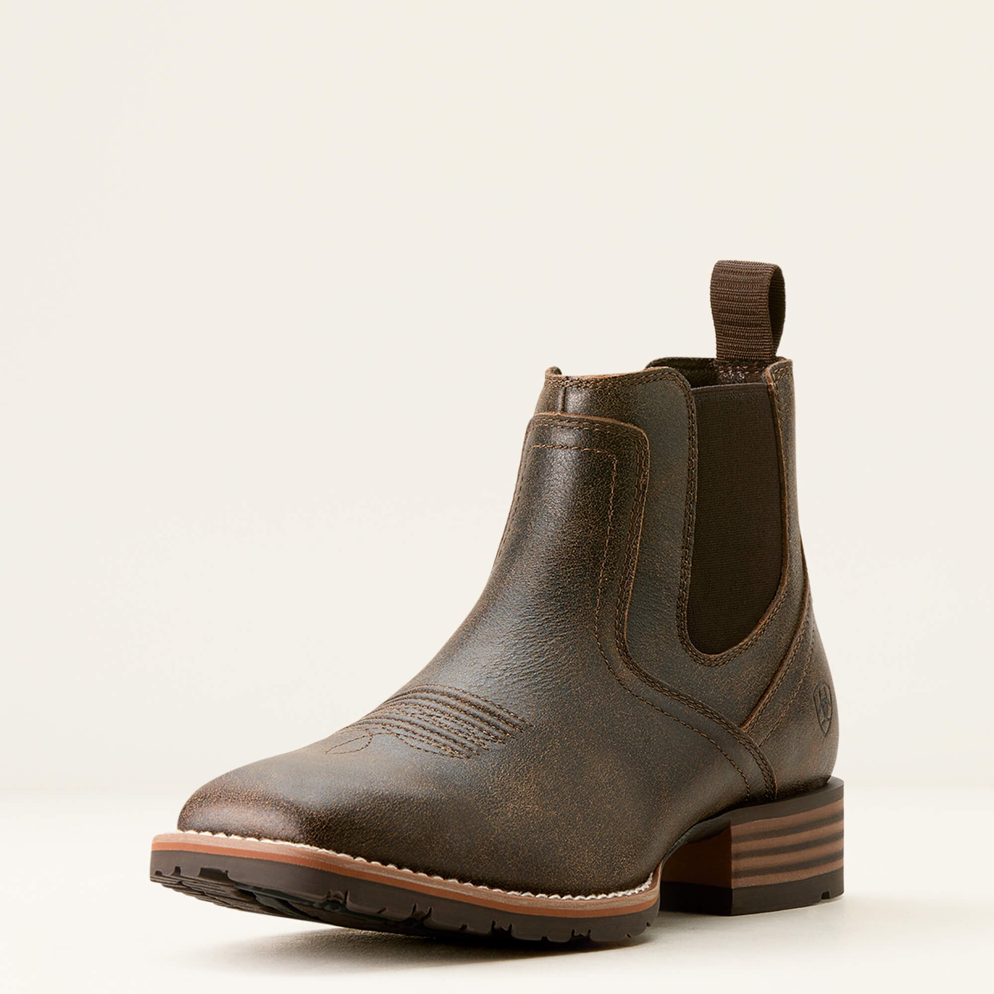 Hybrid Low Boy Wide Square Toe Chelsea Boot-Ariat
