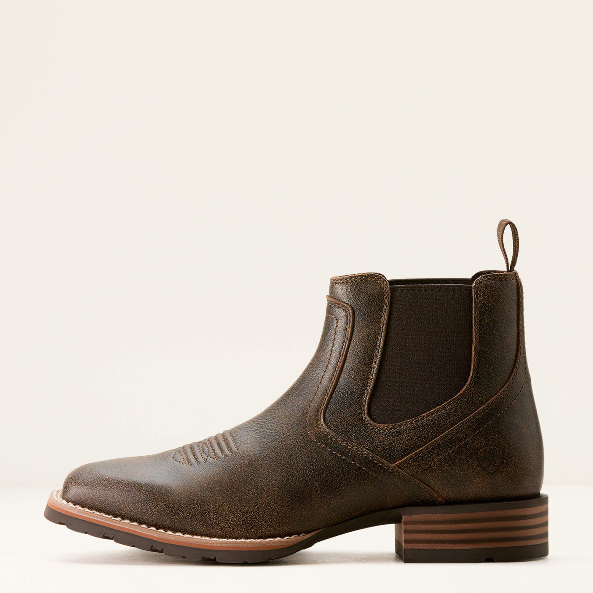 Hybrid Low Boy Wide Square Toe Chelsea Boot-Ariat