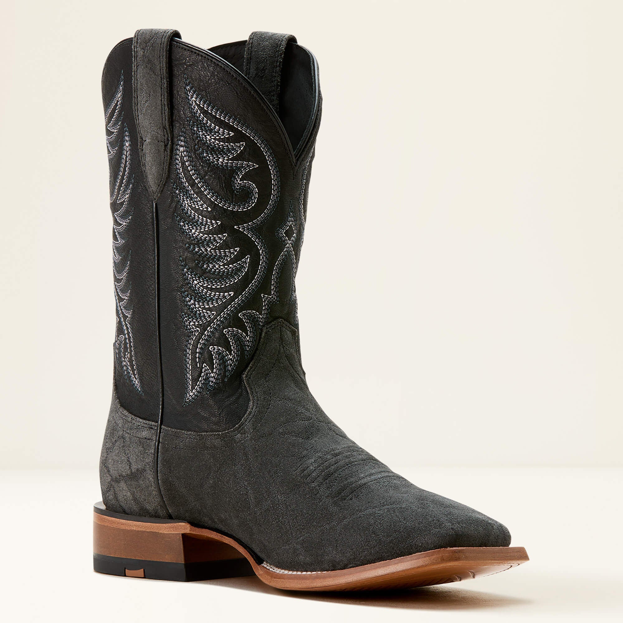Wiley Wide Square Toe Cowboy Boot-Ariat
