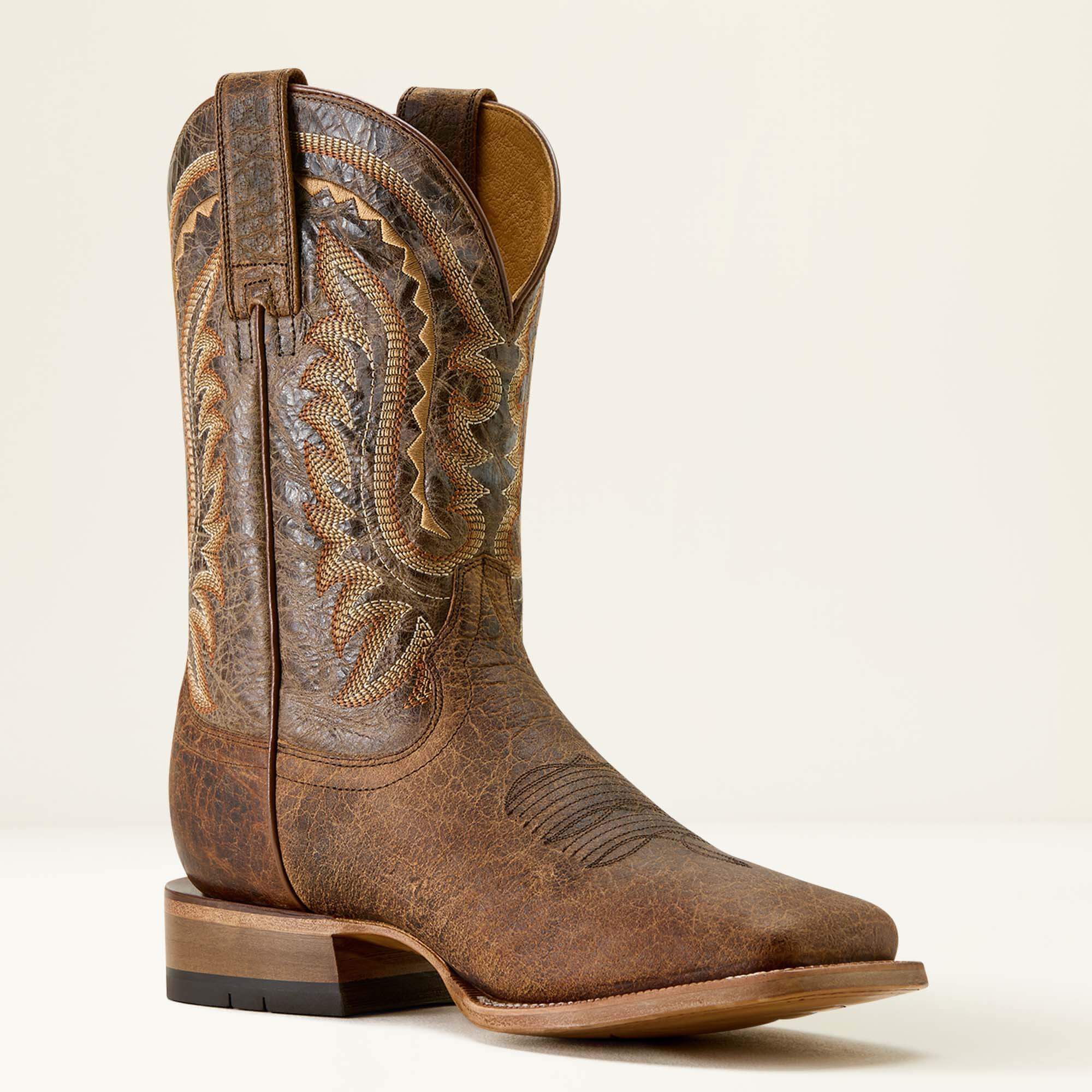 Rock Ridge Wide Square Toe Western Boot-Ariat
