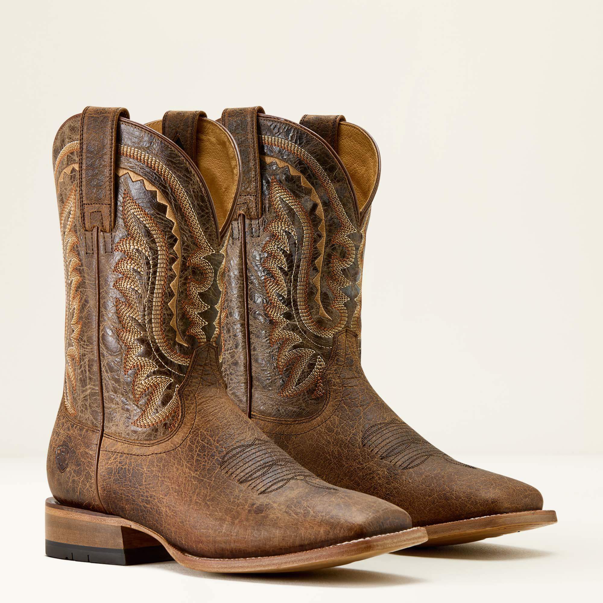 Rock Ridge Wide Square Toe Western Boot-Ariat