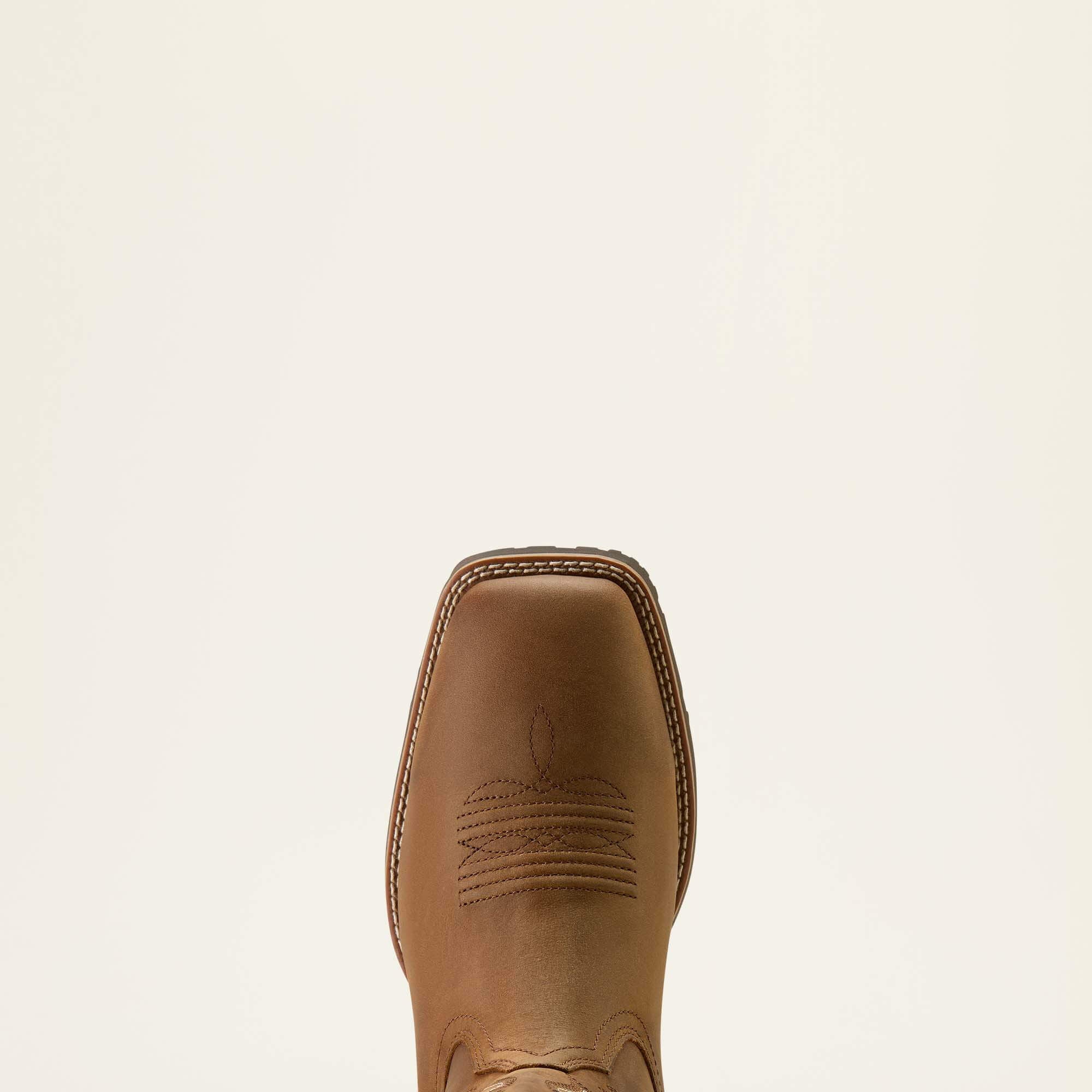Hybrid Ranchway Waterproof Wide Square Toe Cowboy Boot-Ariat