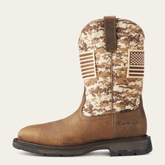 WorkHog Patriot Steel Toe Work Boot-Ariat