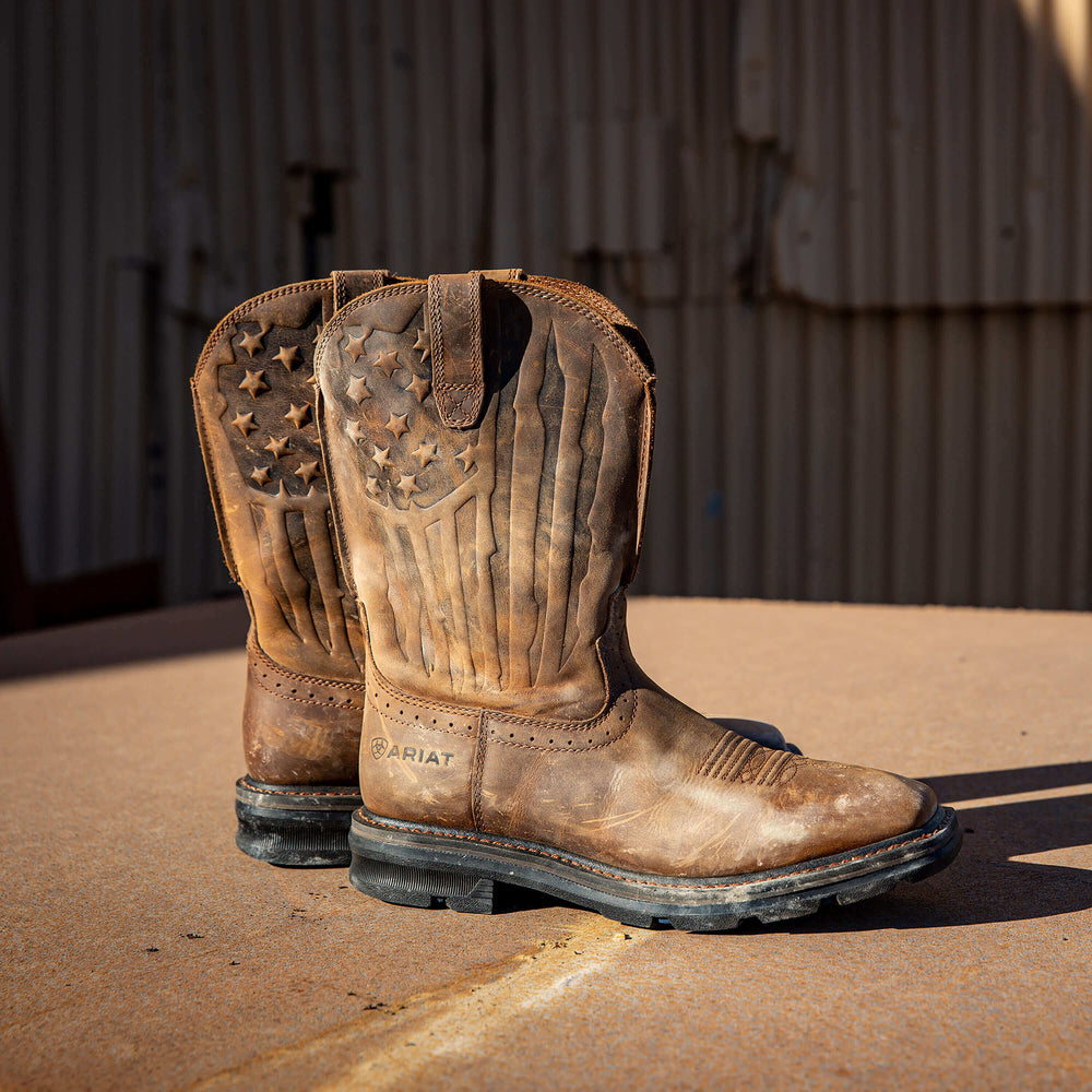 Sierra Shock Shield Patriot Work Boot-Ariat