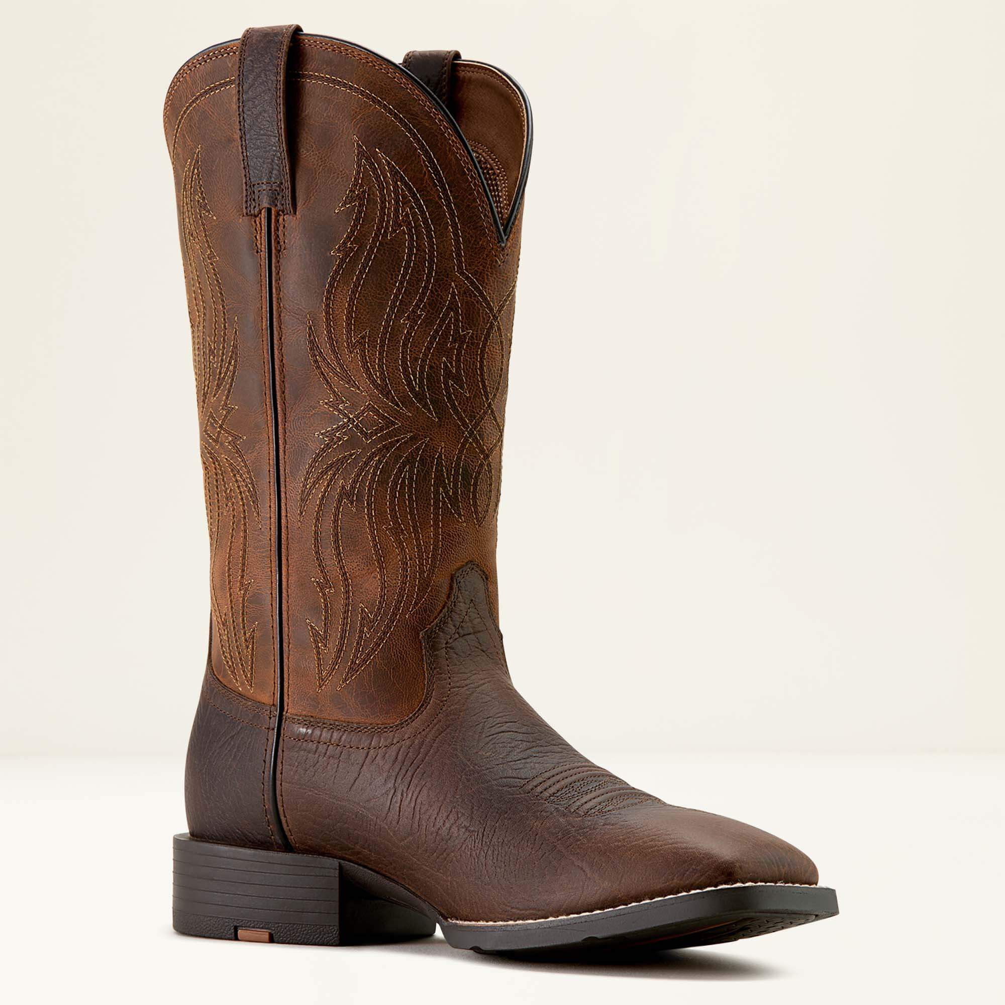 Sport Rustler Wide Square Toe Cowboy Boot-Ariat