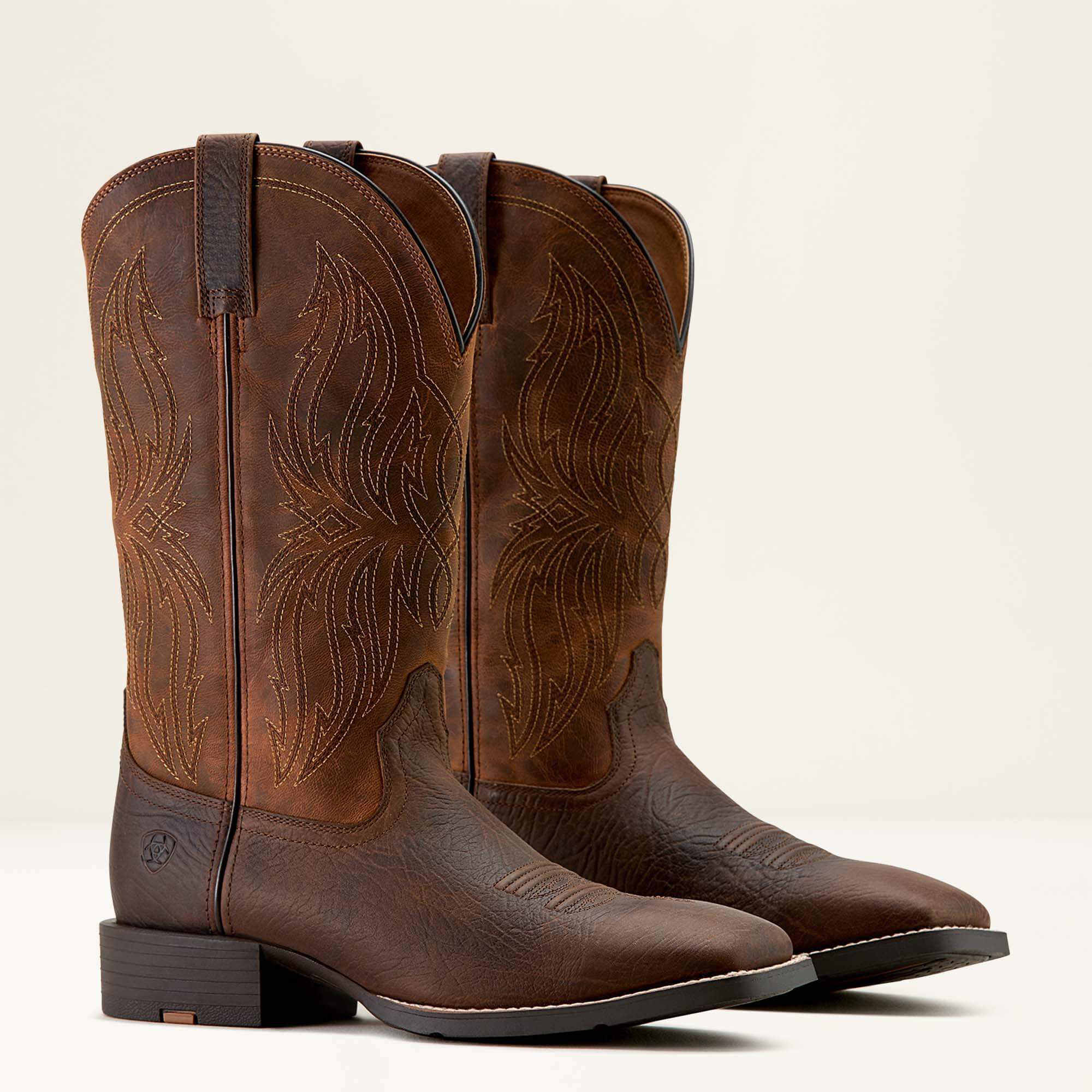 Sport Rustler Wide Square Toe Cowboy Boot-Ariat