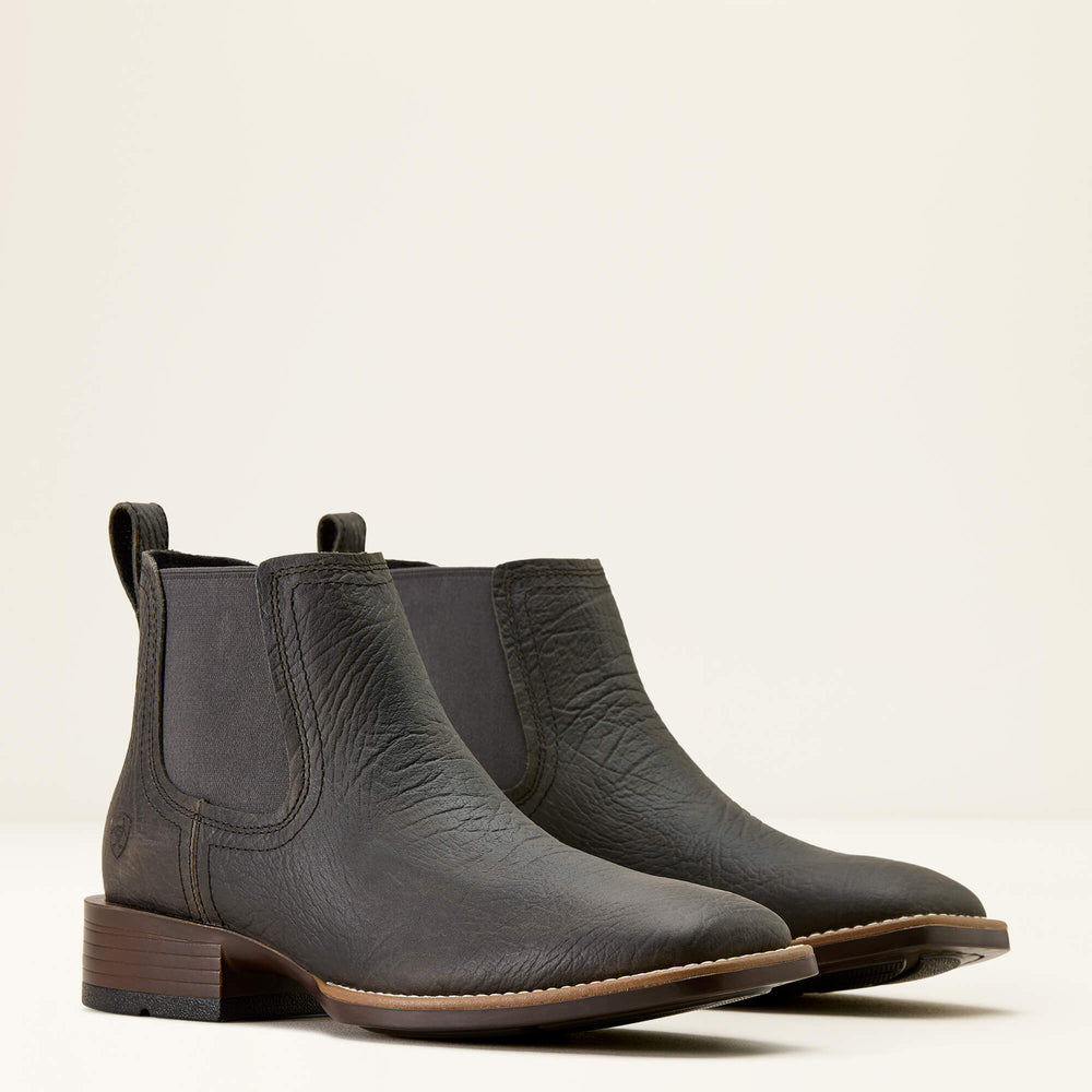 Booker Chelsea Wide Square Toe Western Boot-Ariat
