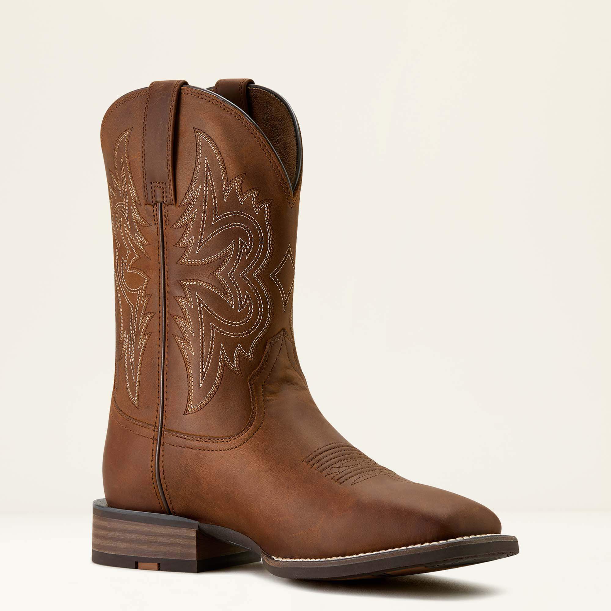 Western Big Rig Wide Square Toe Cowboy Boot-Ariat