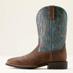 Steadfast Wide Square Toe Cowboy Boot-Ariat