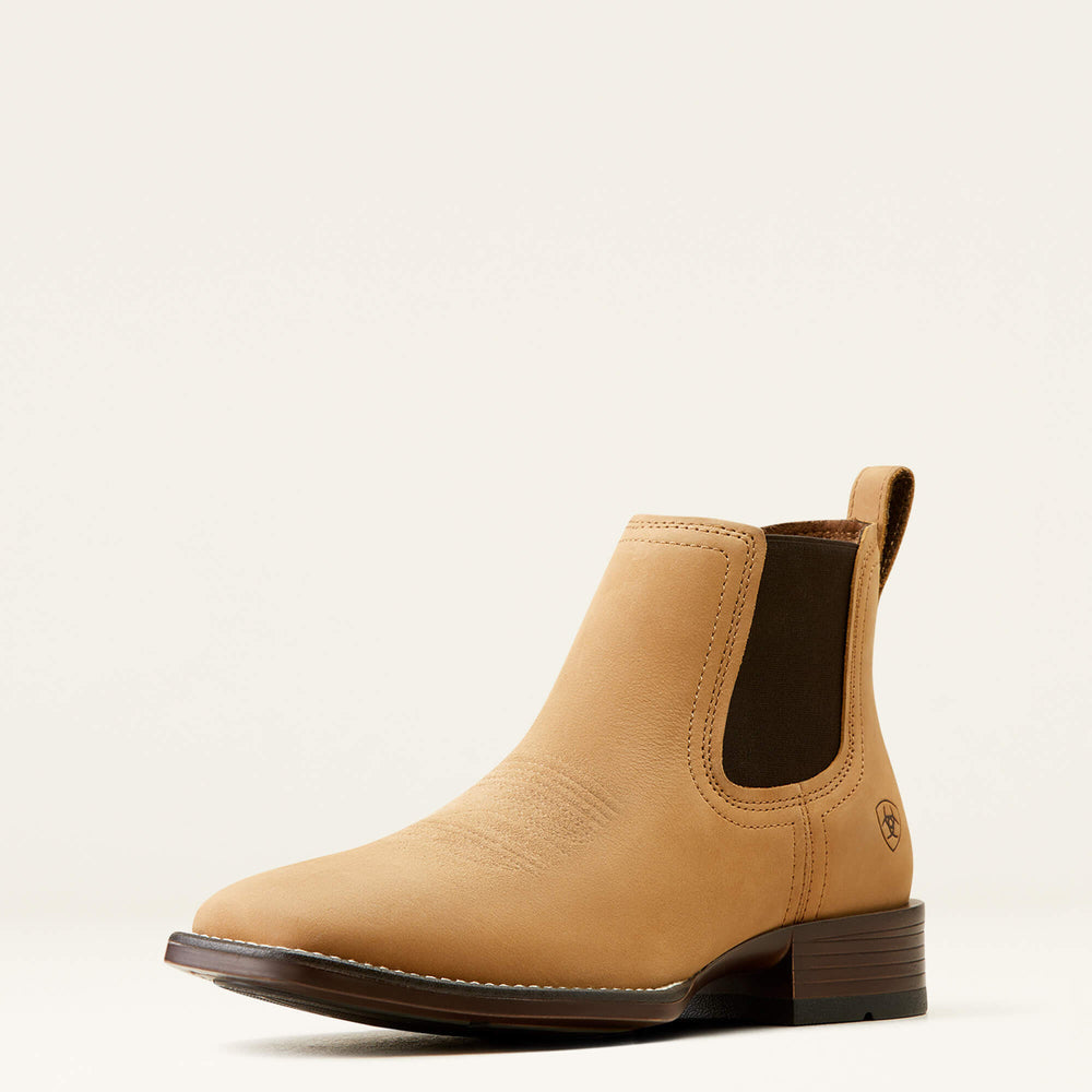 Booker Chelsea Wide Square Toe Western Boot-Ariat