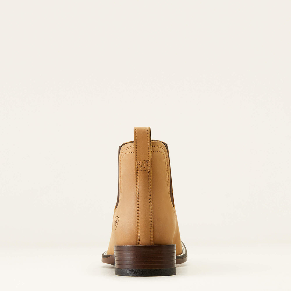 Booker Chelsea Wide Square Toe Western Boot-Ariat