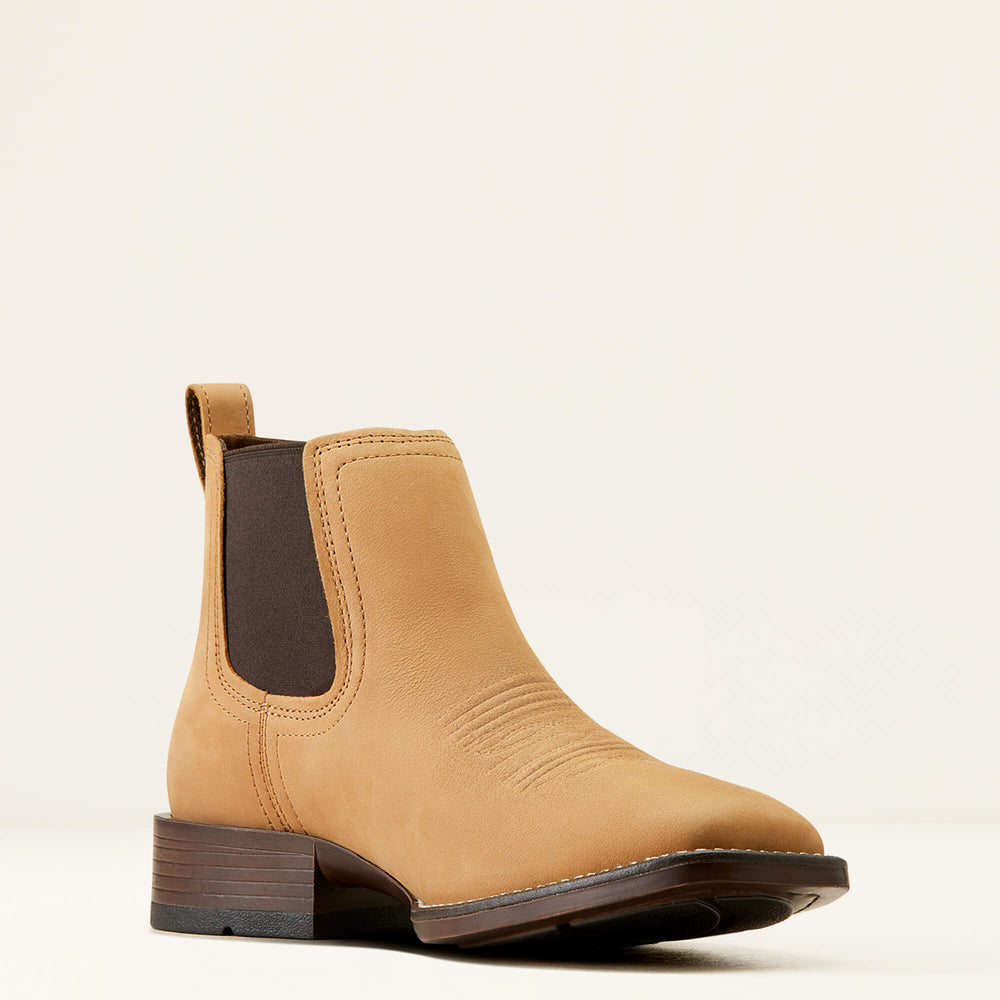 Booker Chelsea Wide Square Toe Western Boot-Ariat