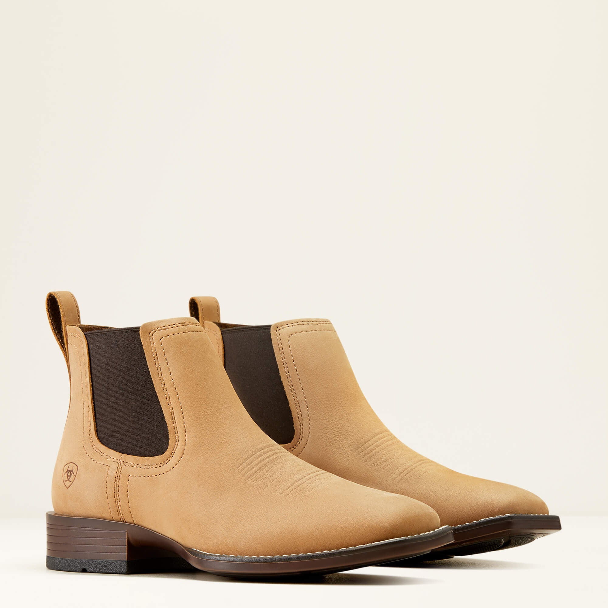 Booker Chelsea Wide Square Toe Western Boot-Ariat