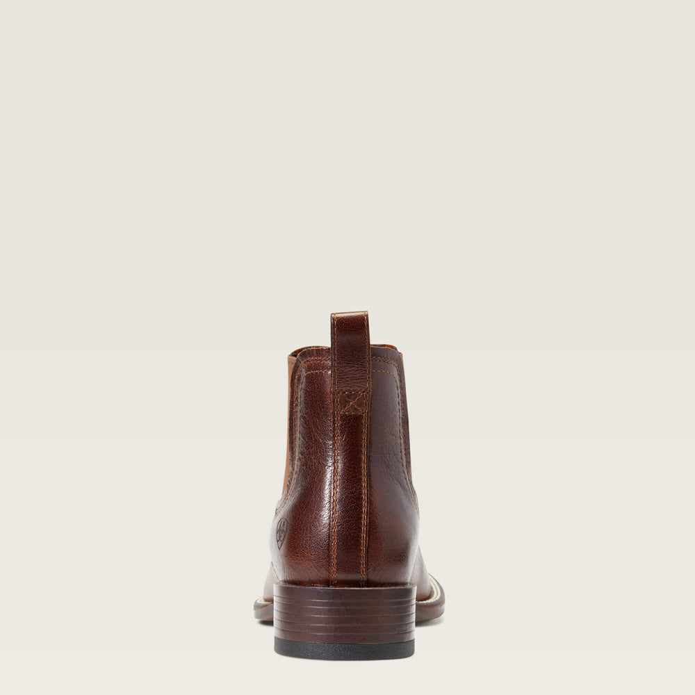 Booker Chelsea Wide Square Toe Western Boot-Ariat