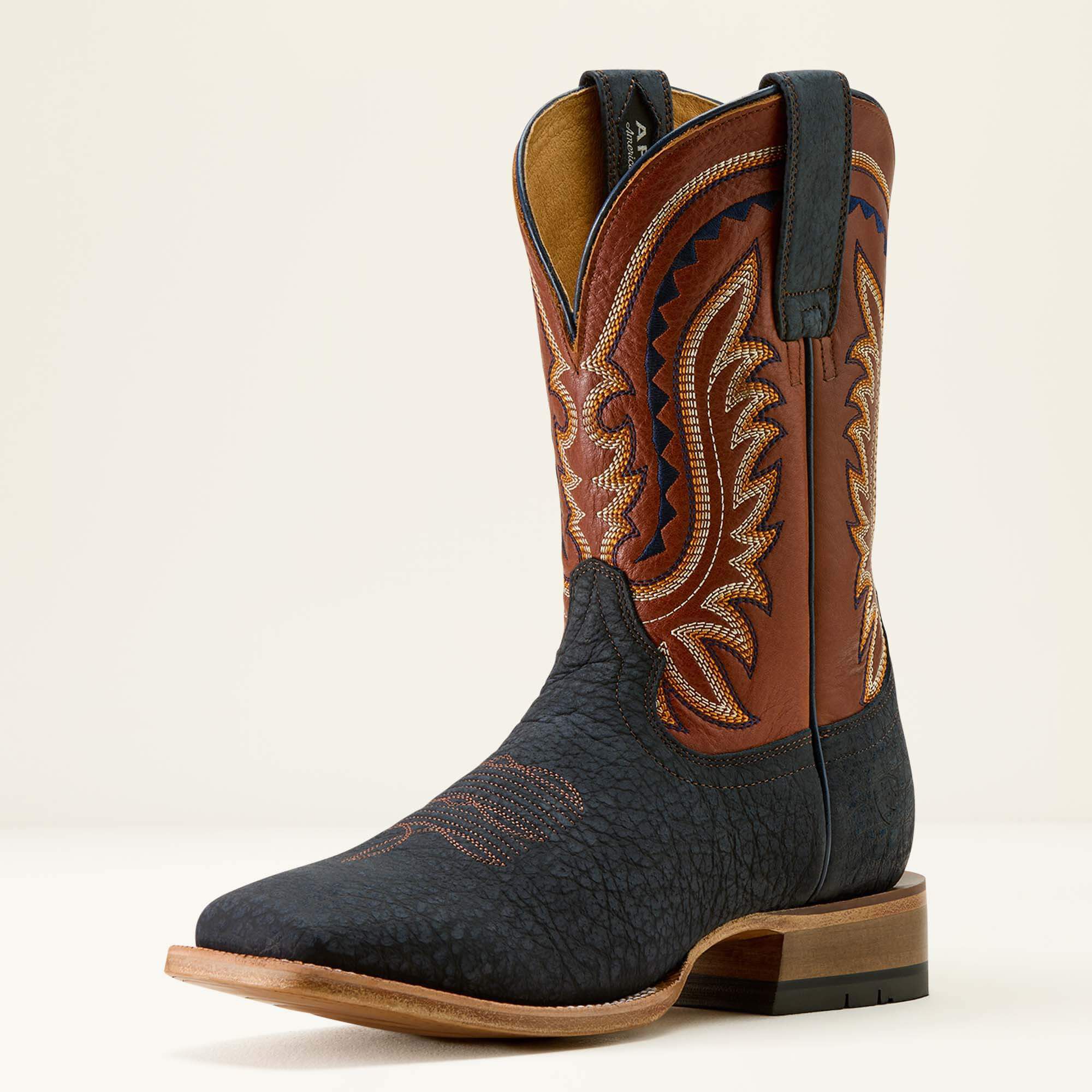 Rock Ridge Wide Square Toe Western Boot-Ariat