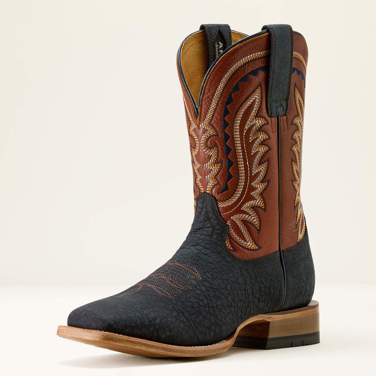 Rock Ridge Wide Square Toe Western Boot-Ariat