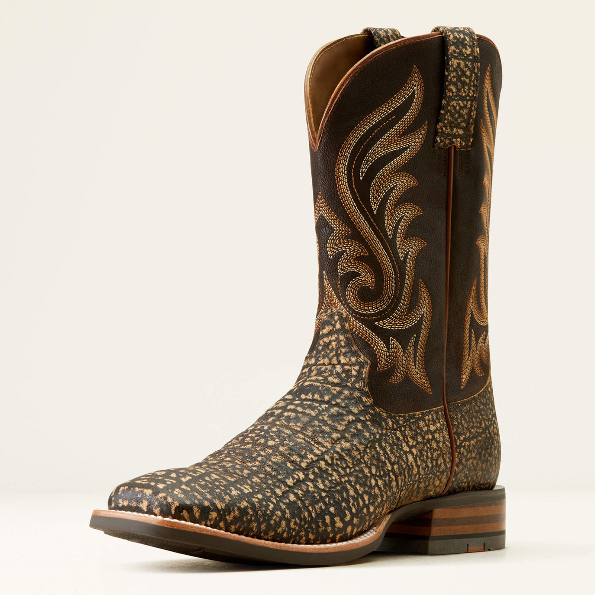 Cattle Call Wide Square Toe Cowboy Boot-Ariat